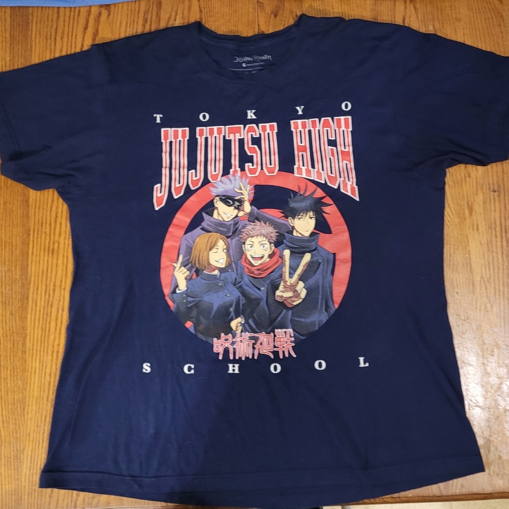 Men's Jujutsu Kaisen Tokyo High School Graphic T-Shirt Sz XL Manga Anime